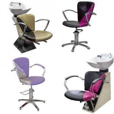 Мойка парикмахерская ДОМИНО с креслом АРЛЕКИНО