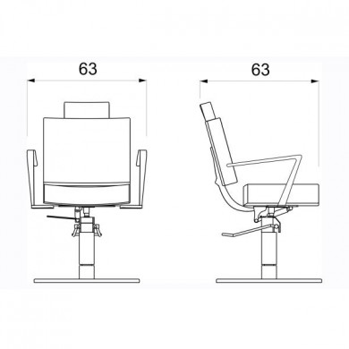 Кресло парикмахерское "SKERAIOTIS"