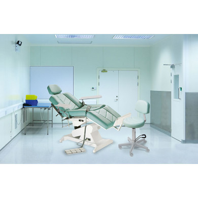 Косметологическое кресло-кушетка "Hemo Syncro Bi-Zak"
