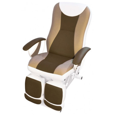 Педикюрное косметологическое кресло "Ирина" (Электропривод, 4 мотора) (высота 550 - 850м)